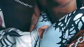 Ebony MILF Mesmerizes with Bondage Sex Slave Heat
