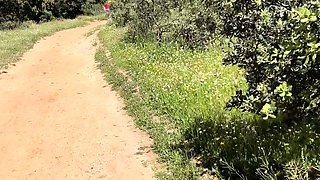 Cable car ride in Madrid country house with busty babe ends