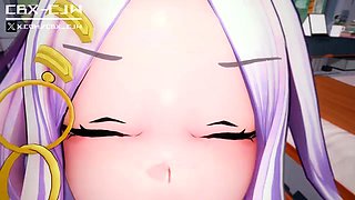 Hentai chick enjoys anal sex at the gym