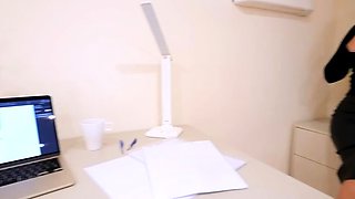 LadyLyne - Footjob Blowjob Cum Swallow