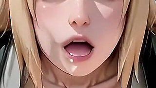 Naruto Tsunade Big-tits MILF Gangbang - DP & Bukkake Overload