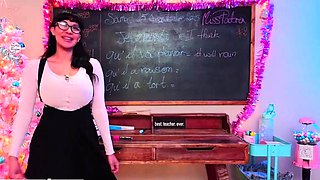 Big boob babe masturbating