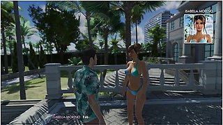 Miami Paradise 3d Business Lady