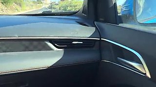 Stepdad Fucks Me Hard On The Road - Teen Swallows Cum In Public