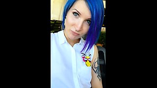 Amateur girlfriend handjob and blowjob with facial
