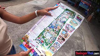 Bubble bootie Thai girlfriend sex at home