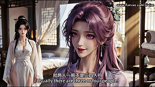 Genderbend Cultivator Ep2 Slow Fuck + Stepsister Gropes Huge Tits with Dirty Talk Ai Generated