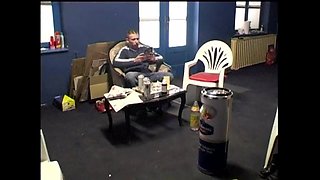 Fat Girl with Giant Tits Pisses in the Mouth of a Boy Who Fucks Her and Cums