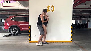 Unknown blonde fucks in a parking lot in plain sight full video at porntotal