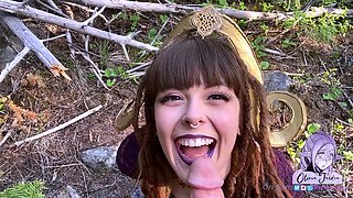 Amateur brunette doggystyle fucks a big cock