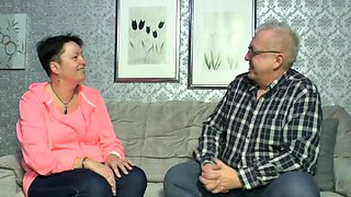 Amateur old couple enjoying sex