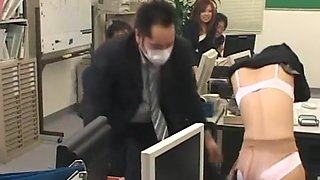 Best Japanese whore Rin Yamaki, Kana Mimura in Exotic Fetish, Office JAV scene