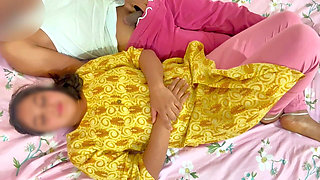 Hot cutest Stepsister fucked by her stepbrother when she was resting in home alone, stepbrother fucks hot stepsister Hindi