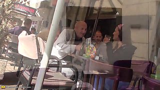 Busty Rosaly Loves Old Men