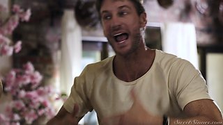 Horny blonde harlot mind-boggling adult scene