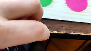 Chubby Brunette Big Boobs Dildo Masturbation