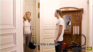 Studs Fantasy Comes True When He Fucks Stepmoms Mature Bestie