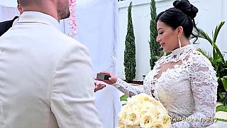 Naughty Busty Bride Cheats On Her Wedding Day