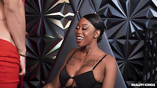 Interracial with Busty Tattooed Ebony from Look At Her Now - Raunchy Realtor's Secret Room feat. Baby Gemini