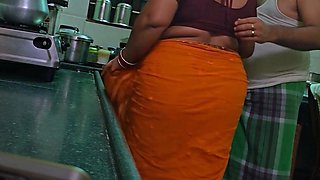 Desi Aunty Railed By Uncle In The Kitchen (AI)