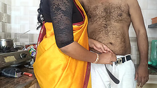 Housewife kitchen sex