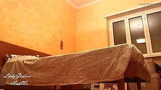 Hot Italian MILF Cheats on Husband in Their Bed - Homemade Cuckold Porn