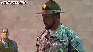 Navy Stud Fucked In Public Military Shower By Colleague