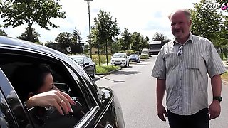 Real Amateur Car Gangbang for German Mature Dacada in NRW