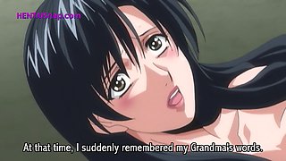 HENTAI MILF With Big Tits Gets Railed Hard and Creampied On the Couch