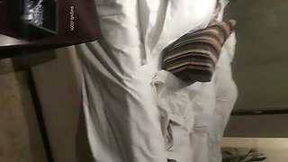 3K starting appointment peripheral female public account: Lexiang Business -A girl in the fireplace takes a selfie with a wad of money in a thong and rubs it on her: Blowjob, Doggy  Cowgirl Porn