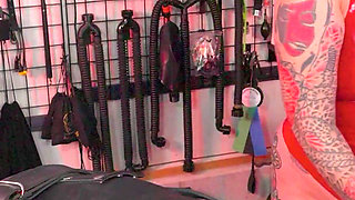 Bondage Sack Sub Gets Sounded by Ms Nacke