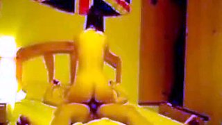 French Brunette College Couple on Webcam