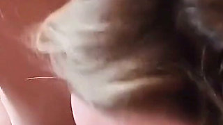 Hairy Pussy Housewife Fucks Her Husband and Gets a Creampie