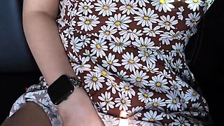 Flashing my bare streamers, public fingering my tramp in