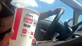 Busty Czech amateur fucks outdoor in public