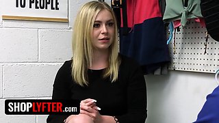 Krissy Knight punished for shoplifting & gets rough doggystyle pounding