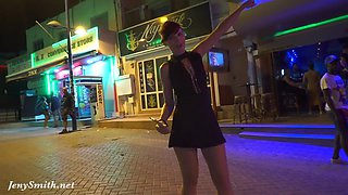 Saucy harlot public foot fetish adult scene