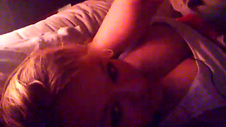 Lovely Shy is Showing off some pussy and big natural tits