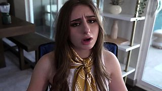 Penelope Kay Step Brother Blows His Load
