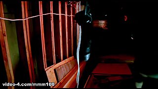 Jackie Brown and Marie Luv in an Explosive Interracial Bondage Orgy with Jean-Claude Batiste - MMM100