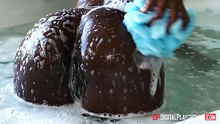 Alex D's Wild Black Passion Explodes in Sultry Bathroom Heat