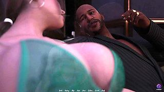 Horny Thick Wife Cheats on Her Husbandwith BBClandlord - 3D Hentai Game -theoffice