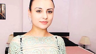 Cute Romanian Teen Strips and Masturbates