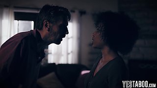 Ebony mature model squirts on wife knob