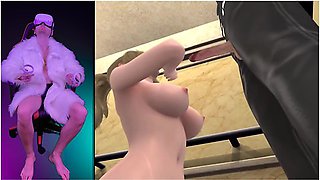 Elevator Sex In Vr Game. Interactive Hentai In Virtual Reality - Car Toon