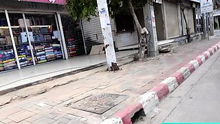 Petite blonde Thai teen amazing fuck