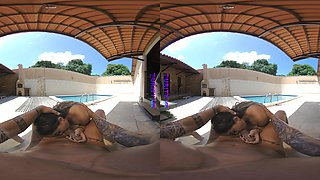 PURITYVR Perversions in public pool with Izadora