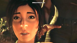 Lara Croft ( Womb Rider ) Get Smashed With Monster Hermaphroditism Meatpipe ( Simulator THREE DIMENSIONAL Game )