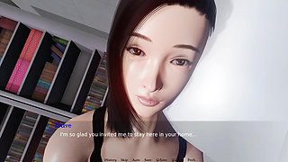 Ebony Teen Blows Fat White Loser-bound by Lust #5- Gameplay