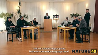 Mature4k. old elle with Huge Tits screwed her gardener in doggie-style and finished up in court